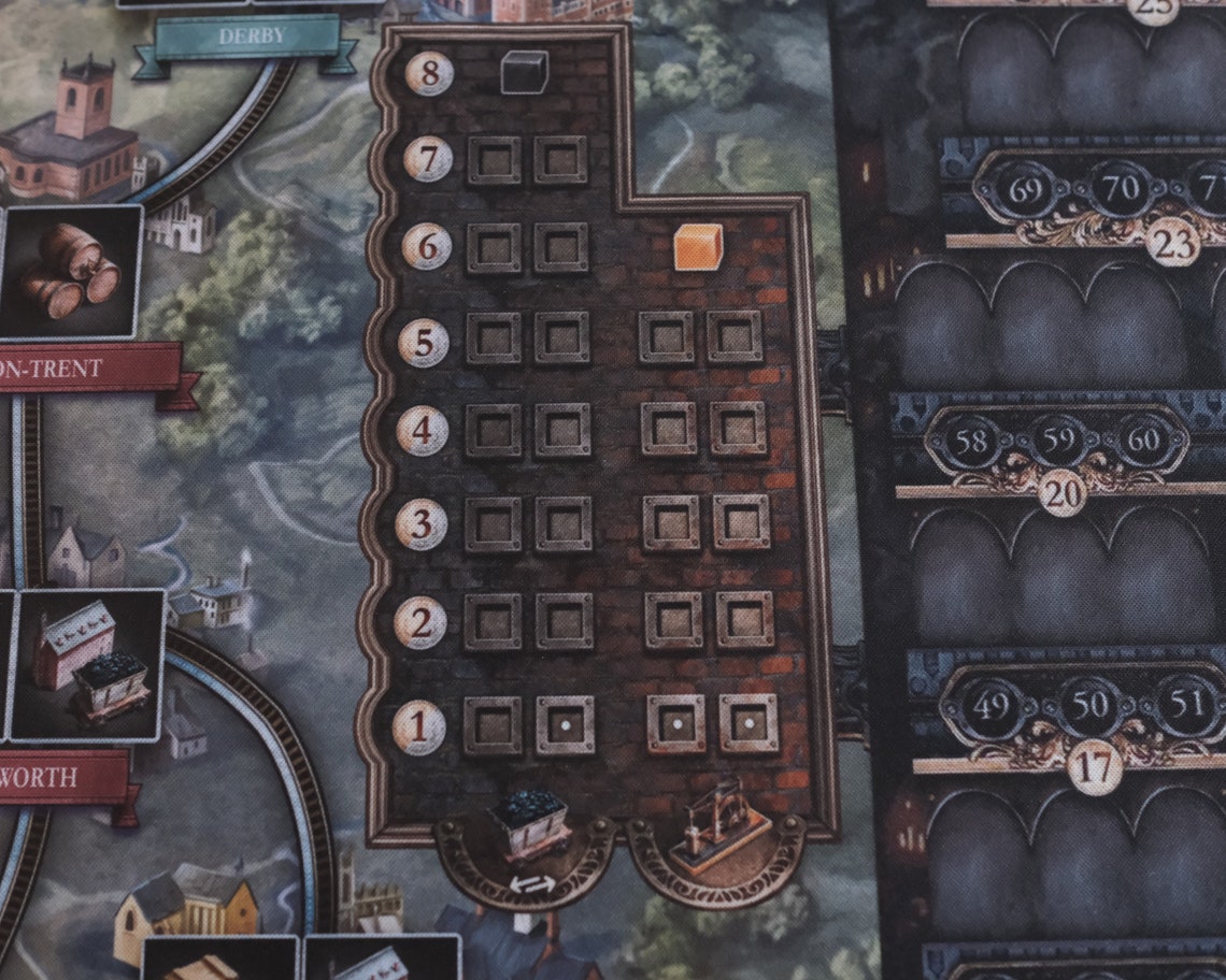 Brass Birmingham Upgrade Playmat Etsy