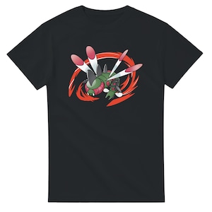Yanmega Pokémon T-shirt, Retro Gameboy-stil Anime T-shirt, Komfortfärger Estetisk Vintage Bug Type Grafisk T-shirt, Gamerpresent för Män Kvinnor