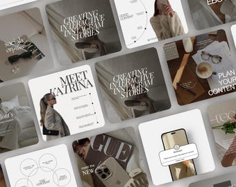 UGC Ersteller Instagram-Vorlagen | UGC Inhalt Ersteller | Digitales Marketing | Influencer Instagram Posts | UGC-Portofolio | Leinwand | Eingebrannt