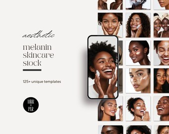 Melanin Skincare Stock Photos, 125 Customizable Images (MRR & PLR)