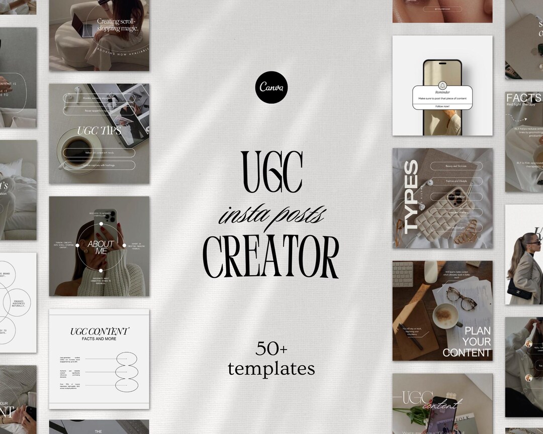 UGC Creator Instagram Templates UGC Content Creator Digital
