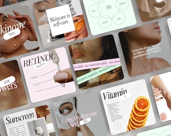 Huidverzorging Instagram-sjabloon, huidverzorging sociale mediapost, schoonheidsspecialiste Instagram Canva, elegante huidverzorgingssjablonen, schoonheid zakelijke marketing