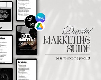 Digital Marketing Guide/eBook, Done for You Digital Product with Master Resell Rights (MRR) and PLR, Lead Magnet, How To Sell Online, Resell