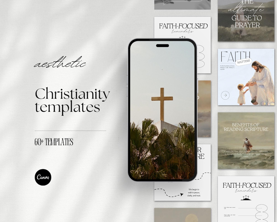 Faith-based Christian Instagram Post Template, Bible Verse Quotes ...