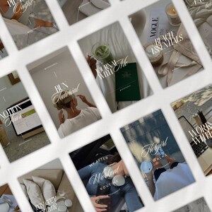 Op de afbeelding: Een collage van afbeeldingen met verschillende lifestyle- en wellnessactiviteiten, waaronder hardlopen, journalen bijhouden, trainen en wandelen. De afbeeldingen zijn in een rasterpatroon gerangschikt en tonen een verscheidenheid aan kleuren en texturen.