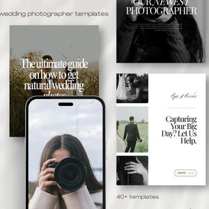 Photography Instagram Post Template, Wedding Photographer Canva Social Media Templates, IG Aesthetic Branding, Neutral Photography Business