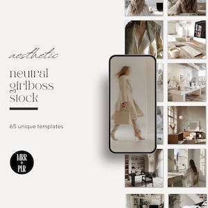 Neutral Girlboss Aesthetic Faceless Stock Photos, Beige Digital Marketing, GirlBoss Stock Image, mrr, plr, Neutral Minimalist Interior Image
