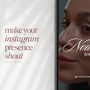 Makeup Artist Instagram Reels, Luxury MUA Video Reels, Makeup Instagram & TikTok, Beauty Salon Social Media Posts Canva image 5