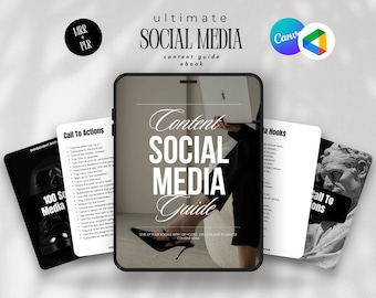 eBook, inhoudsgids voor sociale media, inhoudskalender van 90 dagen (MRR en PLR)