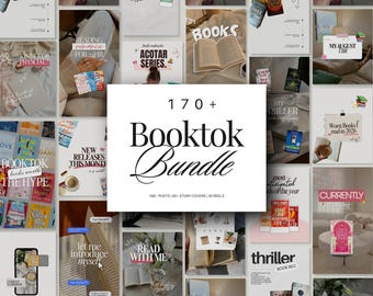 Bookstagram Bundle for Instagram Book Lover Social Media Templates, Ultimate Book Lover Canva Bundle with Bookish Posts, Reels, Stories