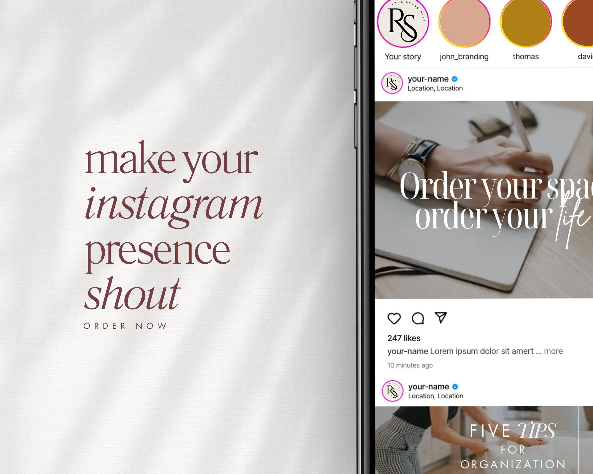 Luxury Organizer Instagram Posts, Organization Posts, Home Organizing ...