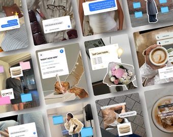 Inhalt Ersteller iOS Core Instagram-Vorlagen, Trending Canva Bundle für UGC Influencer und Social Media-Manager