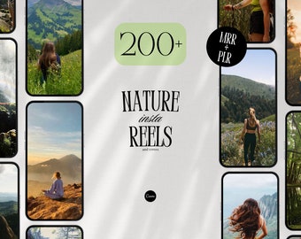 Faceless Nature Reels, Aesthetic PLR & MRR Nature Videos, Reels With Master Resell Rights (mrr) and PLR, Faceless Digital Marketing, Outdoor