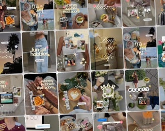Viral Instagram Templates for Content Creators, Aesthetic Canva Bundle for Personal Branding UGC Influencers iOS Digital Marketing Posts