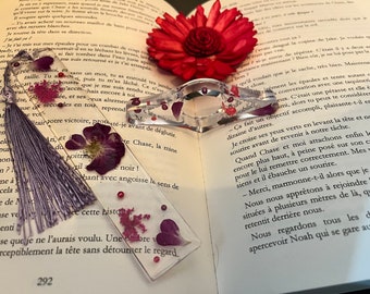 Bookmark and reading ring