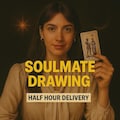 Soulmate Drawing,Love Psychic Sketch with Detailed Description and Energy Reading