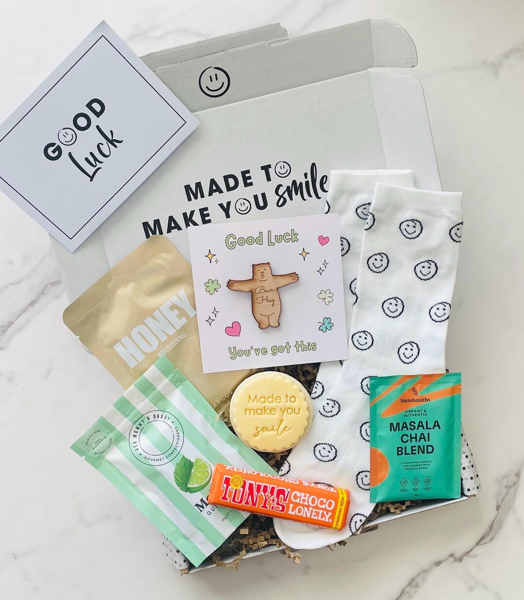 Good Luck Packing Good Luck Gift Box | Good Luck Hamper | Letterbox Gift | Girls Good ...