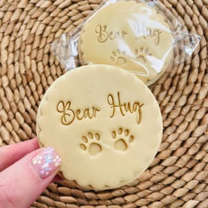 Send a hug. Post a hug. Hug in a box. Send a Bear Hug. Bear hug letterbox gift. Sending hugs. Sympathy letterbox gift. Uk seller image 2
