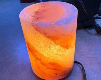 Himalayan Cylinder Salt Lamp 6Inch