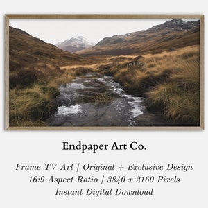 Scottish Mountain Landscape Frame TV Art (Digital Download)