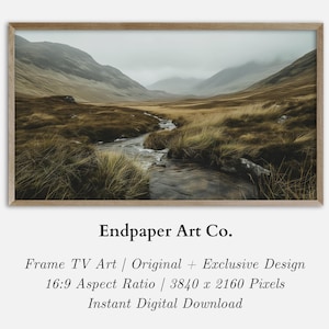 Scottish Highlands Frame TV Art: Landscape Digital Download