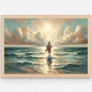 Horizon of Faith, Christian Art, Jesus Walks on Water, Jesus Prints, LDS Painting, Bible Art, Jesus Walking on Water Art, Christian Painting