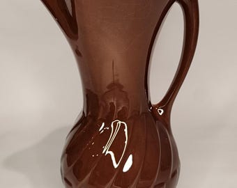 Vintage Roseville Pottery Mayfair Pitcher, Pattern 1106-10", Circa 1952