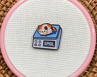 Smol Cat Embroidery/Cross Stitch Needle minder ***Acrylic***