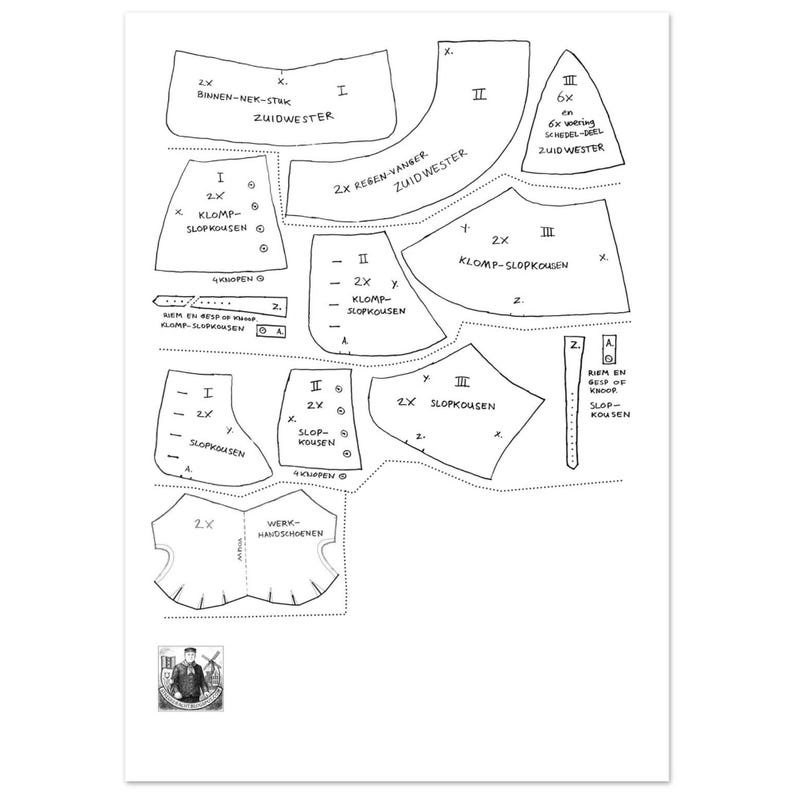 Patroon - Beschermende Kleding 1 van 1 / Pattern - Protective clothing 1 of 1 image 1