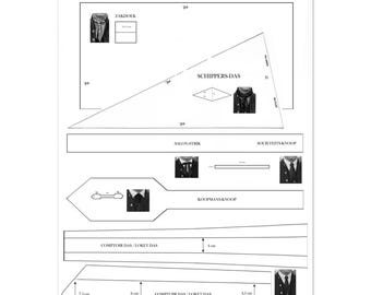 PATROON dassen en sjalen 1 van 1 - PATTERNS ties and scarves 1 of 1