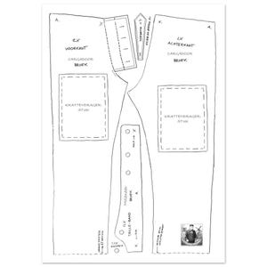 Patroon - Cargadoor Pak 3 van 3 - Jas / Padrão - Cargadoor Suit 3 de 3 - Jaqueta