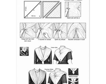 A4 Richtlijn Sjaal - Guideline Scarfe - 1 of 1