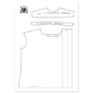 Patroon - Overhemd Stijl 1- Pattern - Shirt Style 1 - 1 of 2