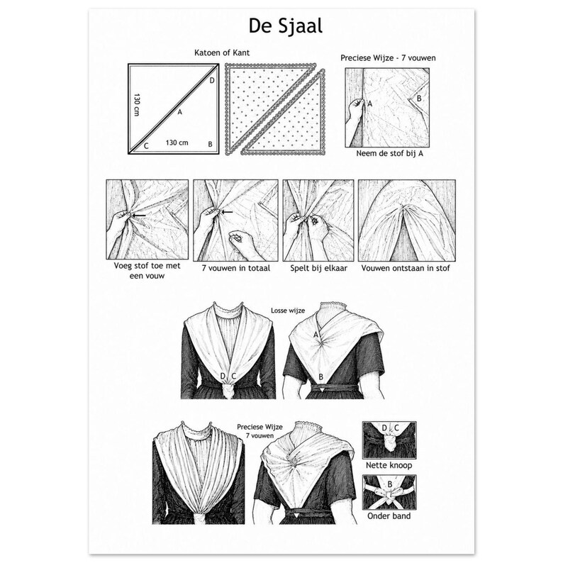 A4 Richtlijn Sjaal - Guideline Schal - 1 von 1 Bild 1