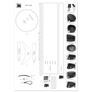 A1 PATROON Mokum pet - PATTERN Mokum cap