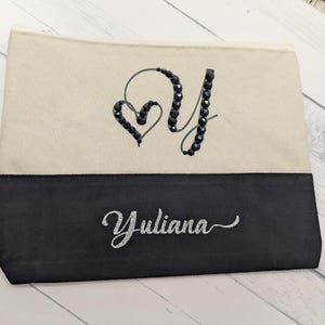 Personalized Canvas Makeup Bag! Dance | Cheer | Gymnastics