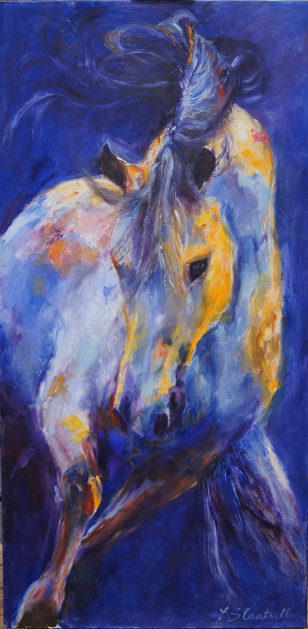 cobalt-horse-in-oil-etsy