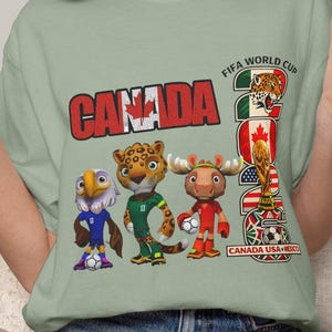 World Cup I Love Canada T-shirt esdoornblad | T-shirt met Canadese karakters afbeelding 14
