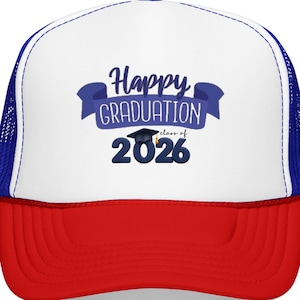 2026年卒業おめでとう！フォーム製トラッカーハット｜卒業帽バナー 画像 3