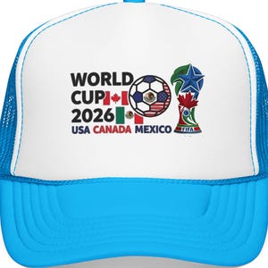Gorra trucker de espuma con el logo del Mundial de Fútbol 2026 / EE. UU., Canadá, México imagen 2