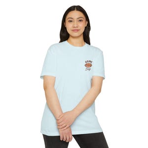 American Futboll T-shirt | Football Player Silhouette, Yo Amor ,Heart Accent image 15