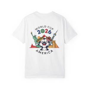 World Cup 2026 Mascots T-Shirt | USA Canada Mexico Soccer Tee image 9