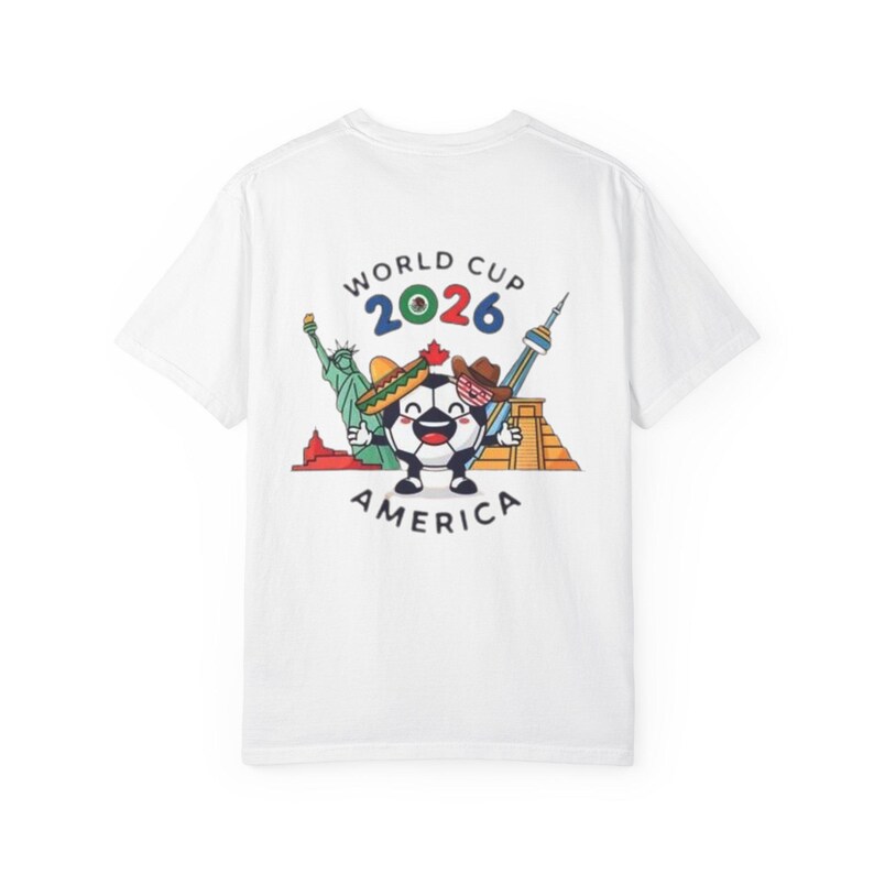 World Cup 2026 Mascots T-Shirt | USA Canada Mexico Soccer Tee image 9