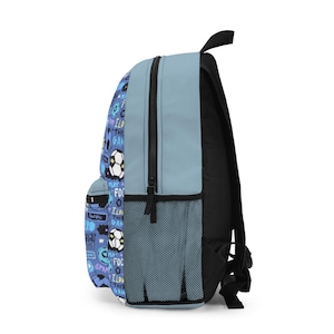 Soccer Doodles Backpack | Football Pattern Kids School Bag image 4
