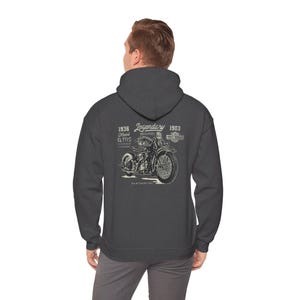 Vintage motorcykelhuvtröja | Harley-Davidson-logotyp bild 5