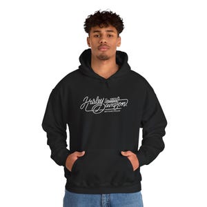 Vintage motorcykelhuvtröja | Harley-Davidson-logotyp bild 6