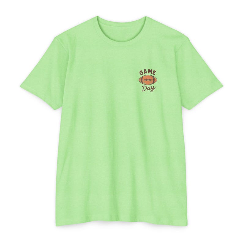 American Futboll T-shirt | Football Player Silhouette, Yo Amor ,Heart Accent image 7