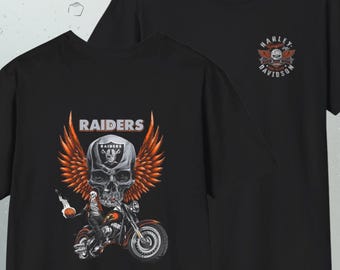 Harley Davidson Motorcycle Funs Skull Graphic T-Shirt | Vintage Biker Helmet Chest Print