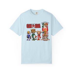 World Cup I Love Canada T-shirt esdoornblad | T-shirt met Canadese karakters afbeelding 8