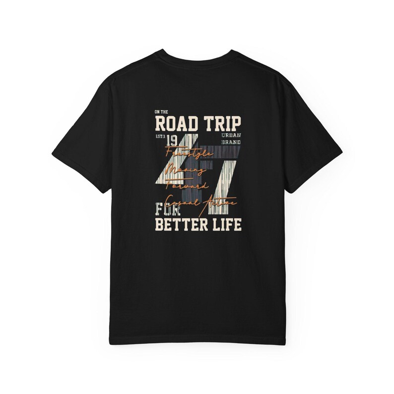 Road Trip Grafisk T-shirt | Vintage Kamerakollage, Tryck Baktill bild 5
